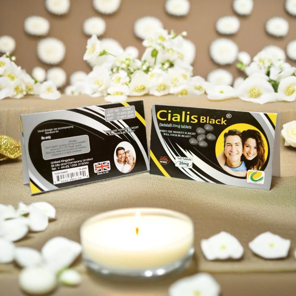 Cialis Black 20mg - 06 Tablets Pack - CurePill