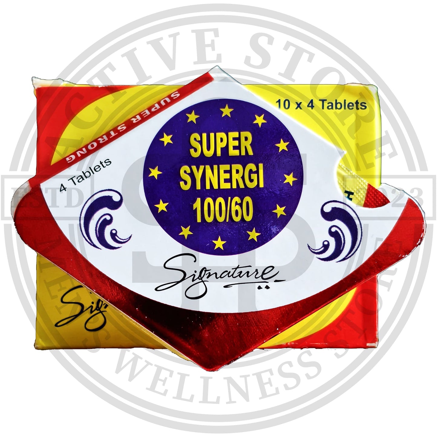 Super Synergi 100/60 Tablets - Dual Action Formula (Pack of 4)