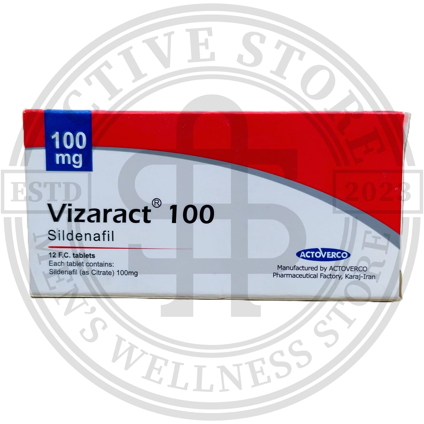 Vizaract 100mg (Irani Silden@fil 100mg by Actoverco | Vi@gra 100mg Alternative)