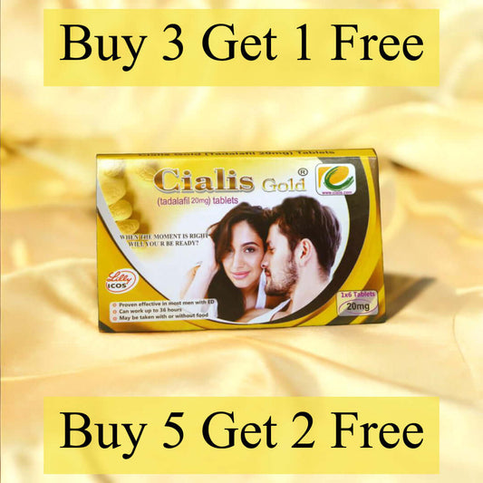 Buy Cialis Gold 20mg - Pack of 6 Tabs - CurePill