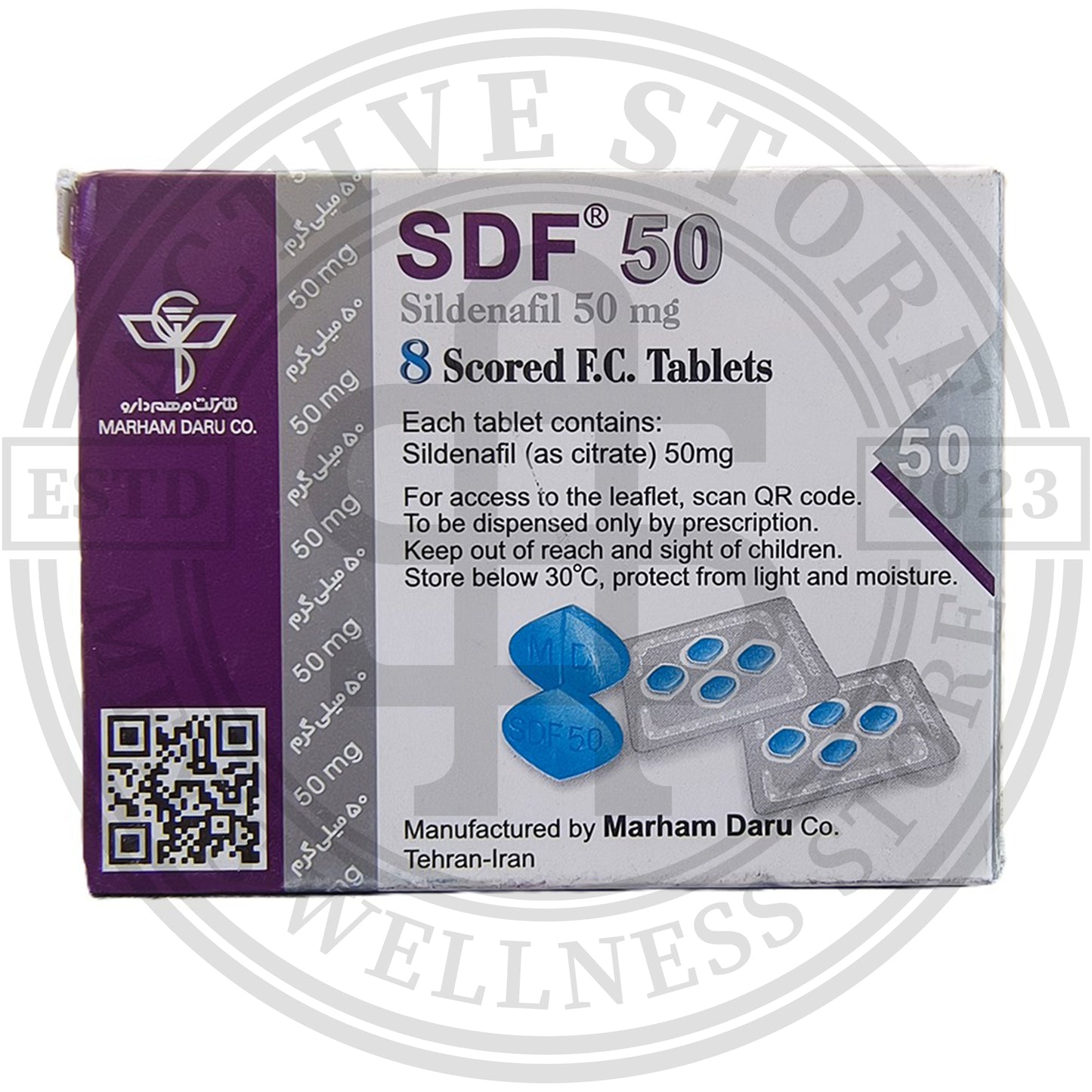 Irani SDF 50 Tablets By Marham Daru - 8 Tablets in a Pack